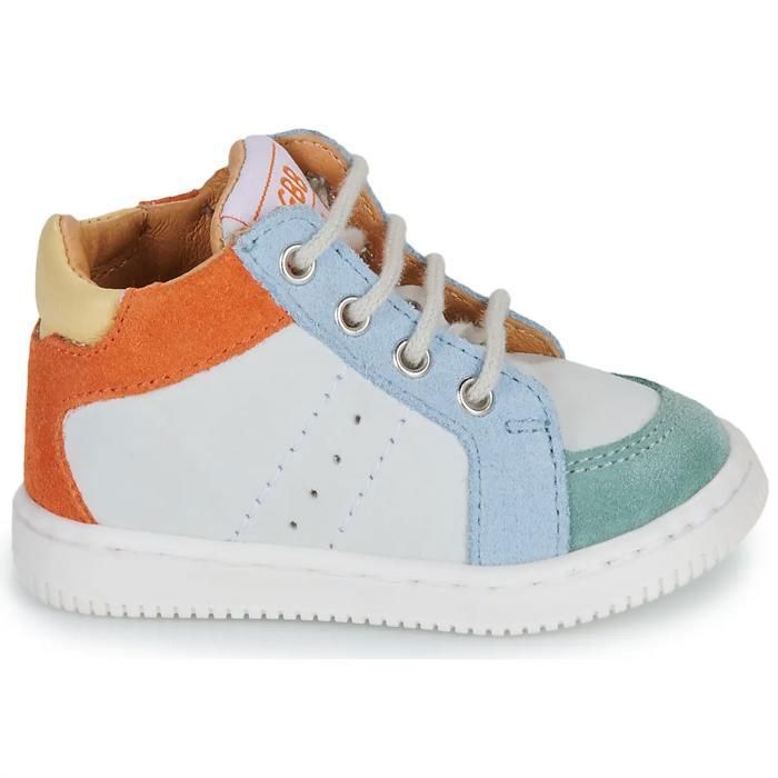 Baskets bébé garçon GBB Falmard - nuc blanc-ciel dpf/ bust