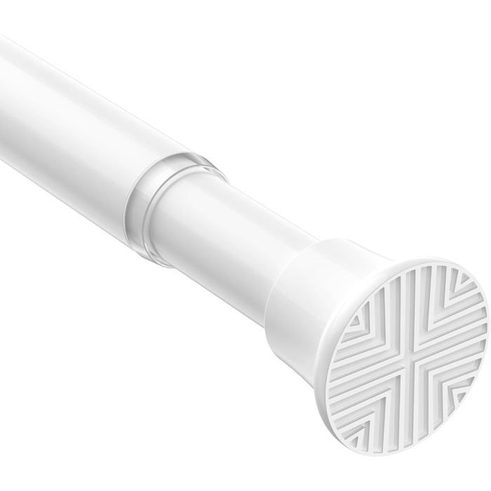 Tringle à rideaux sans perçage - ESTAMPILLE - Extensible 77-159 cm - Diamètre 22 mm - Acier au carbone anti-rouille