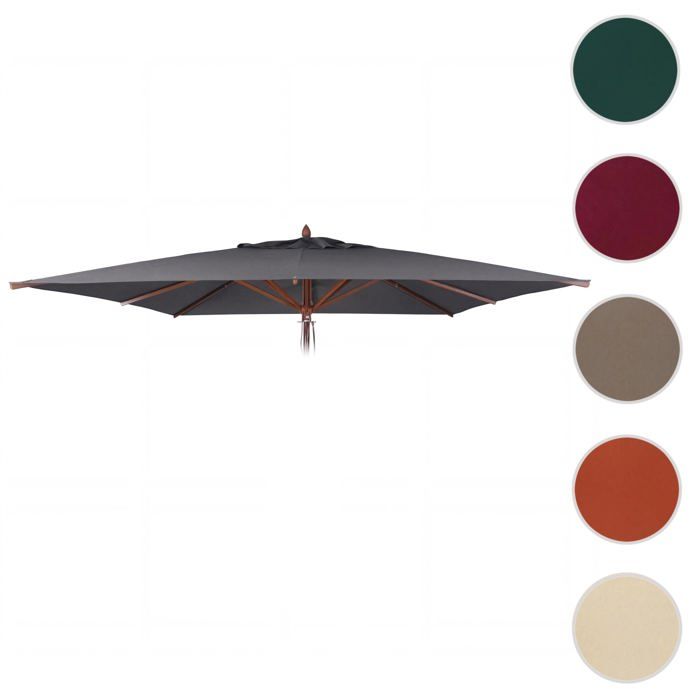 Toile de rechange pour parasol HWC-C57b 3kg anthracite