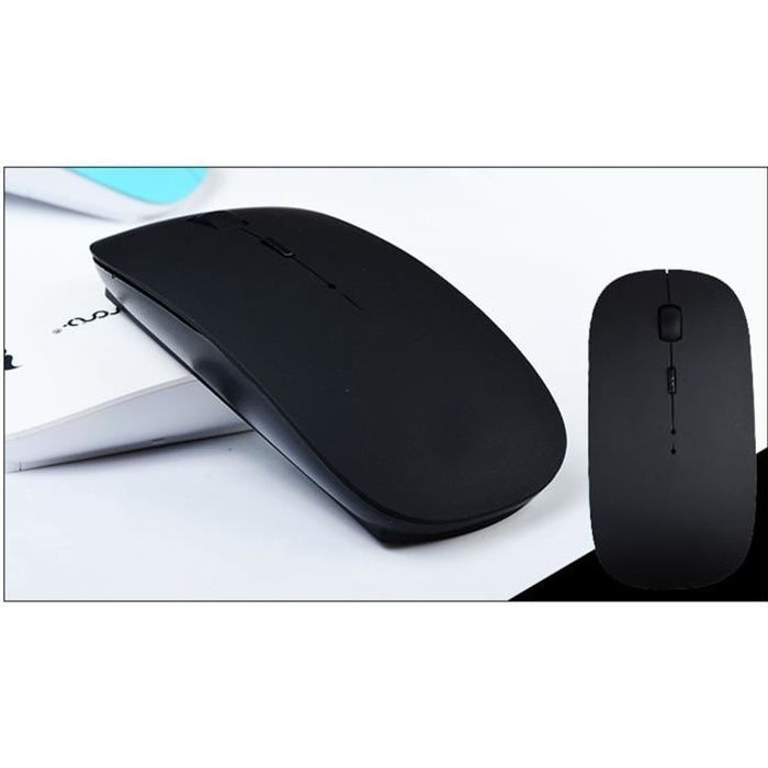 Souris sans fil 24 GHz avec récepteur USB ( Noir)
