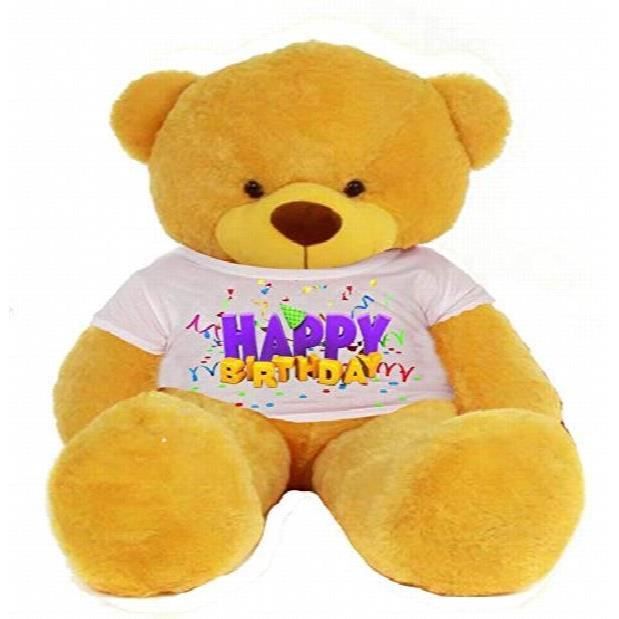 Figurine Miniature V10dd Gros Nounours De 3 Pieds De Long Portant Un T Shirt Joyeux Anniversaire Ours 91 Cm Avec Cœur En Forme De Achat Vente Figurine Personnage Cdiscount Figurine Miniature V10dd Gros Nounours De 3 Pieds De Long Portant Un T Shirt Joyeux Anniversaire Ours 91 Cm Avec Cœur En Forme De Achat Vente Figurine Personnage Cdiscount