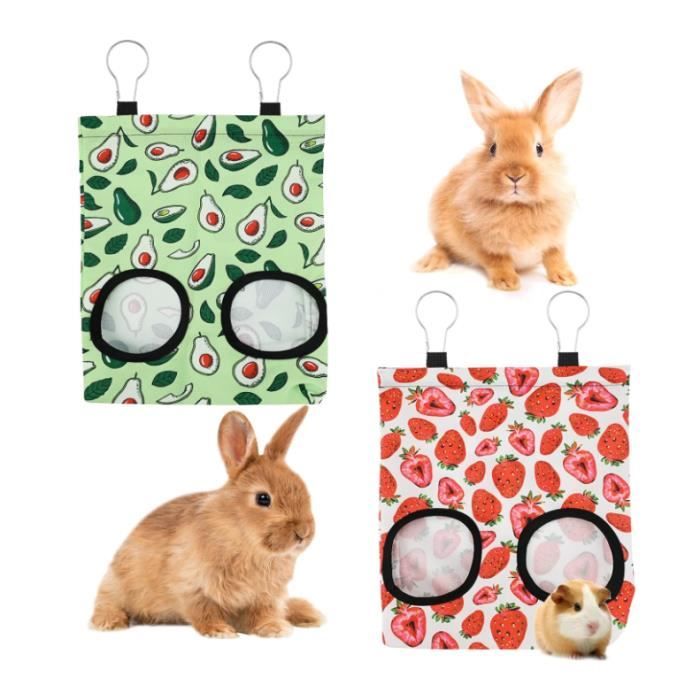 Mangeoire à Foin - Non spécifié - Tissu Oxford - 2 Trous - Pour Petits Animaux