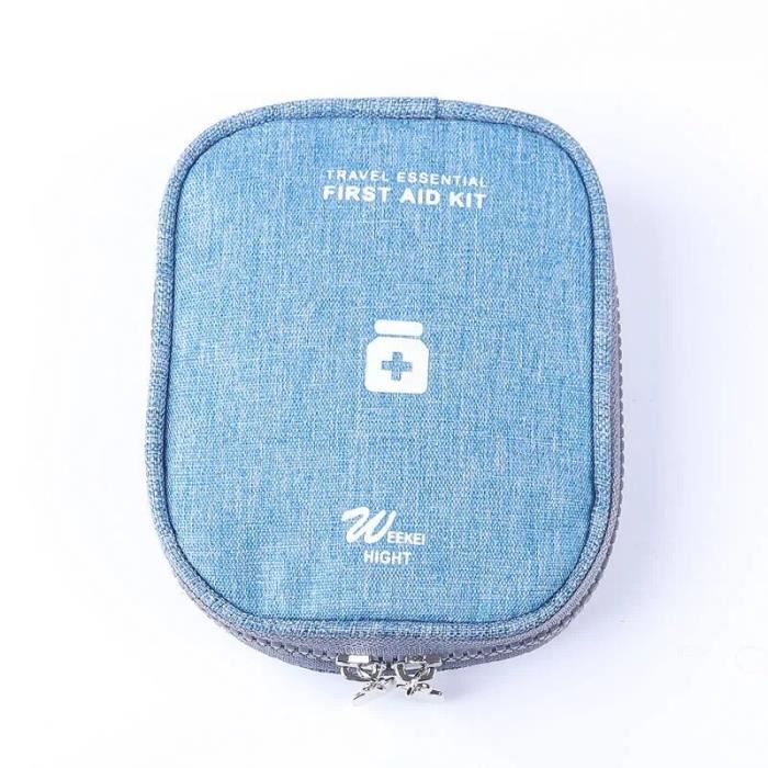 Trousse De Premiers Secours Imperméable – Sac D'Urgence Compact Rouge Pour Voyage, Randonnée, Voiture, Famille (Vide – 31 Compartiments Possibles)