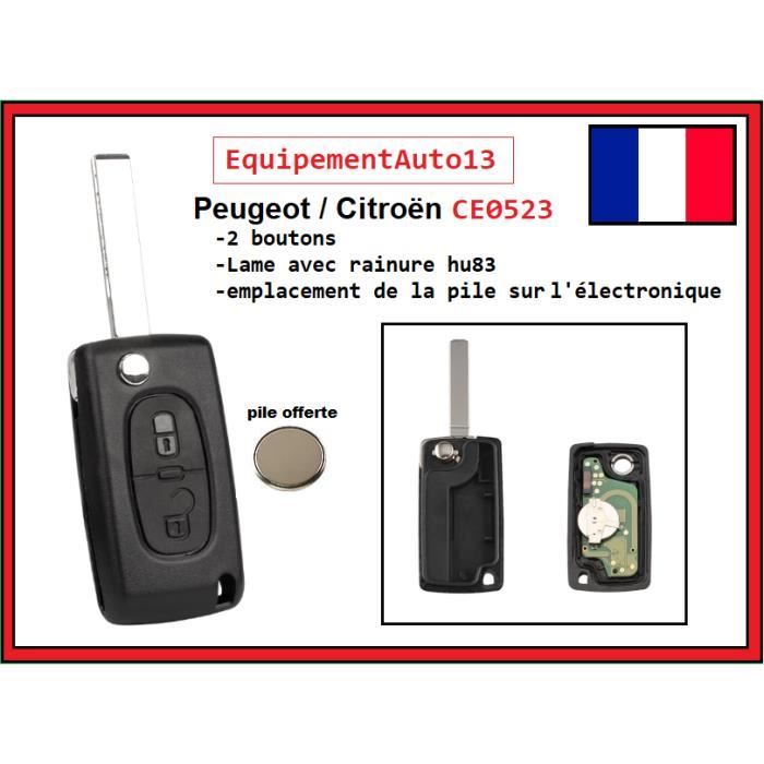 CLE VIERGE PEUGEOT CITROEN 407 C4 C5 REF 0523