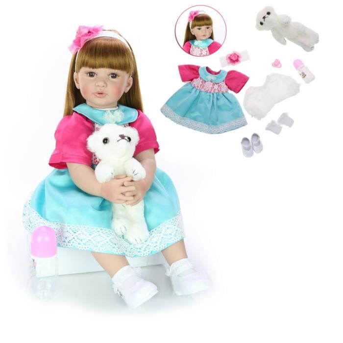Collection Limitee 24 Pouces Reborn Poupee Fille 60 Cm Silicone Doux Vinyle Realiste Bebe Poupees A Vendre Enfant Anniversaire Cdiscount Jeux Jouets