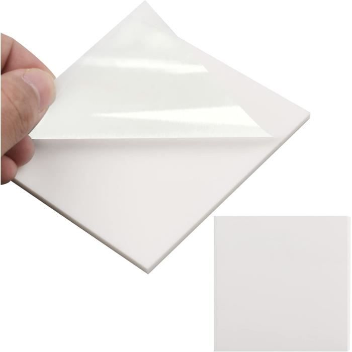 ONLYKXY Lot De 4 Notes Autocollantes Transparentes De 7,6 X