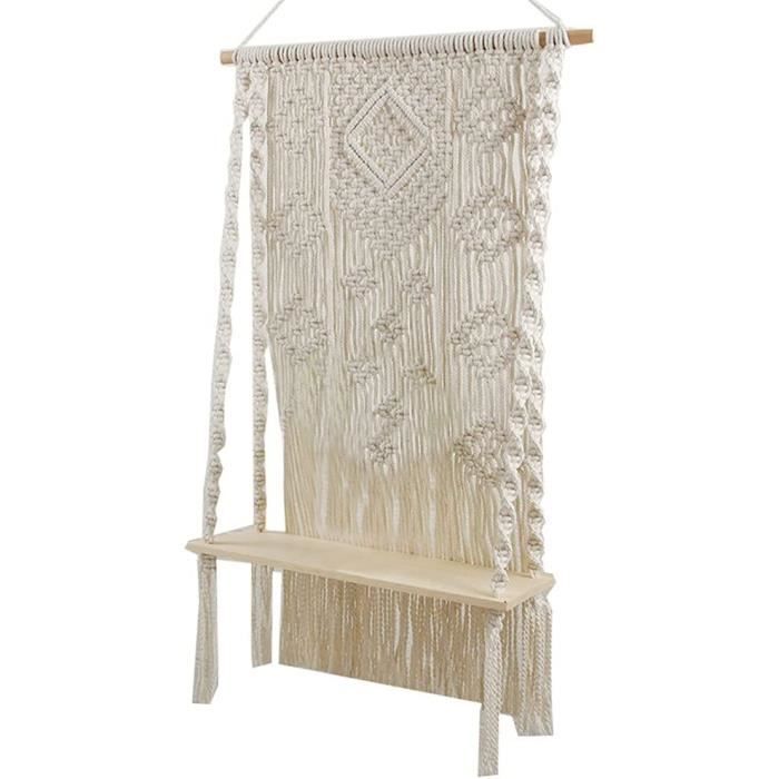 Étagère Murale Bohème Pour Chambre À Coucher U2013 Étagère Décorative En