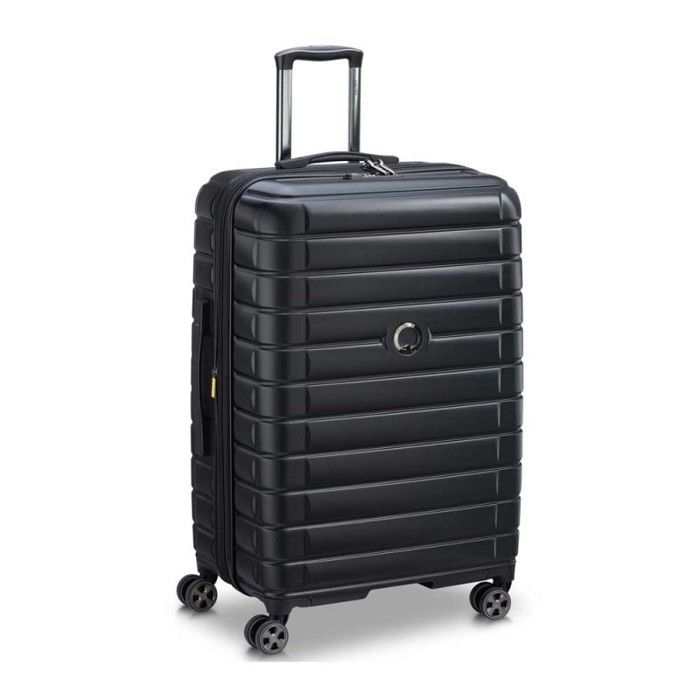 Valise trolley extensible 4 doubles roues 70.5 cm taille : l, sky max 2.0  noir Delsey Paris