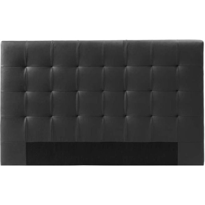 Tête de lit capitonnée noir 160 cm - Confort - DESIGNETSAMAISON