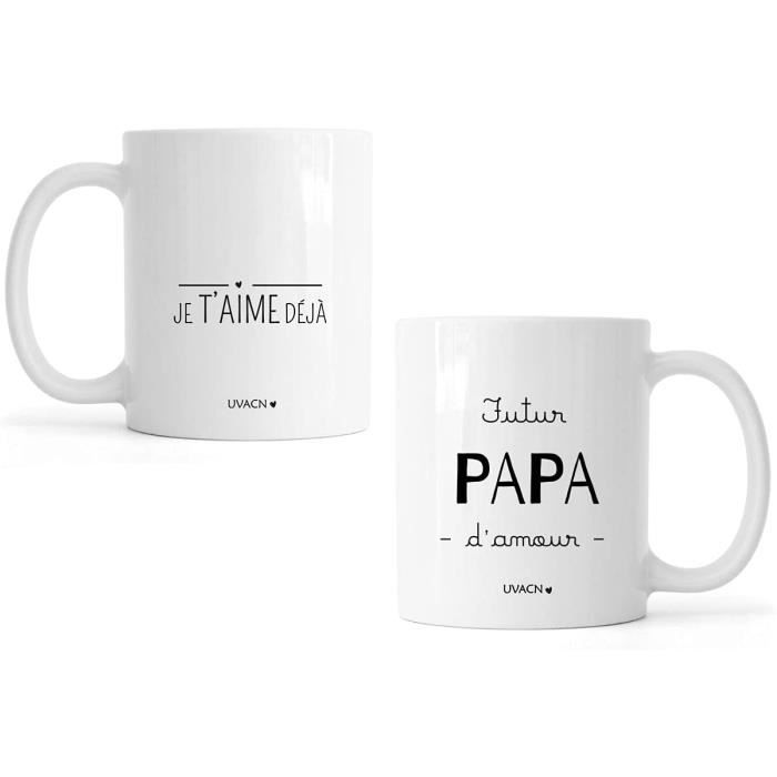 Mug Futur Papa D Amour Annonce Naissance Bebe Fete Des Peres Noel Anniversaire Cadeau Pas Cher Tasse Original 435 Cdiscount Puericulture Eveil Bebe