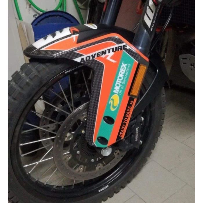 Protection Garde-Boue Avant Adhésifs 3D pour Moto Compatible KTM 790