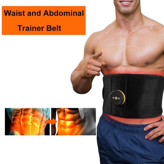 Ceinture de musculation abdominale, pectoraux et cuisses - Noir - 6 modes  charge USB - Cdiscount Sport