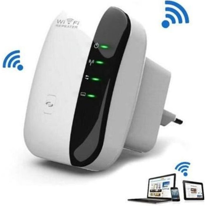 Repeteur / Booster de signal sans fil WiFi extender 300M WLAN 802.11n/g/b  Répéteur WiFi Augmente la qualité et la distance wi-fi - Cdiscount  Informatique