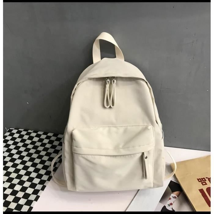 beige - Nouvelle tendance sac à dos femme décontracté classique femmes sac à dos mode femmes sac à bandoulièr