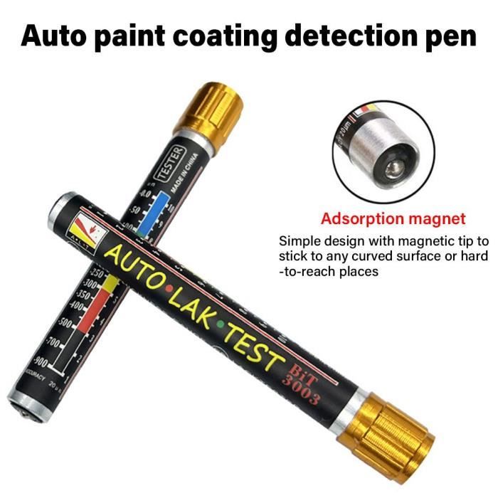 JAUNE - Stylo de Test'épaisseur de peinture de voiture, stylo de Test de  revêtement de peinture de voiture Po - Cdiscount Bricolage
