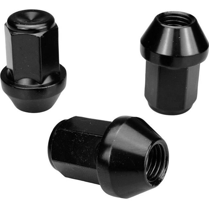 14x1.5 conique 35 mm pour OPEL VIVARO Noir Roue Alliage Boulons b 20 14-18 14x1.5 conique 35 mm pour OPEL VIVARO Noir Roue Alliage Boulons b 20 14-18