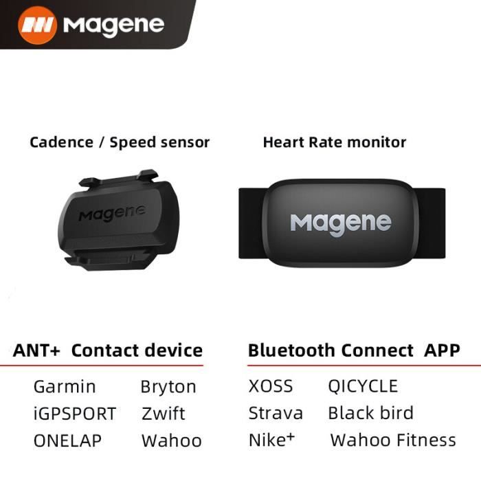 Capteur de vitesse/cadence extérieur pour vélo