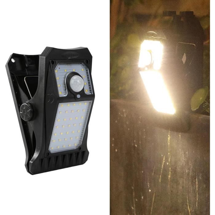 Lampe Solaire Extérieure Super Bright - Clip USB + Plusieurs Modes D'éclairage (Neuf)