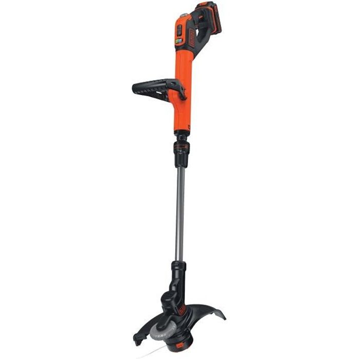 Coupe-Bordures Electrique Sans Fil 18V STC1820EPC-QW - BLACK+DECKER - 2 Vitesses Tête Pivotante 180°