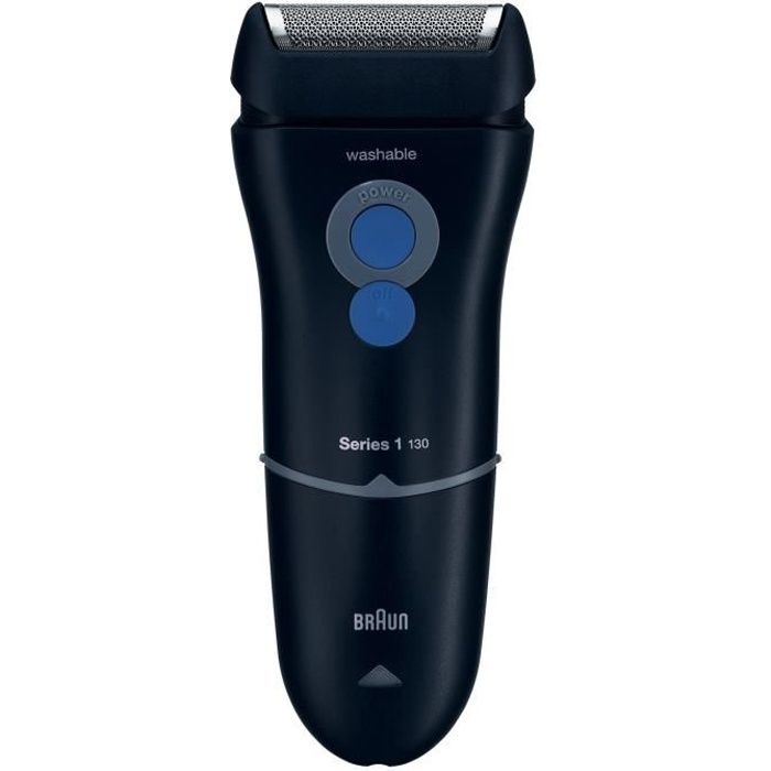 Rasoir électrique BRAUN Series 1 130s-1 - tête de précision étroite - lavable - tondeuse pour poils 