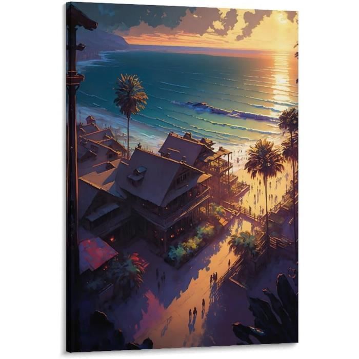 Poster Vintage Taverne Olympia - Décoration Murale Rétro - 20 X 30 Cm - Impression Toile Haute Qualité