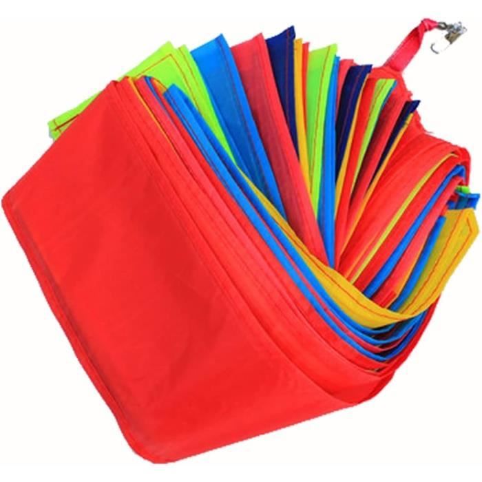 Cerf-volant Double Ligne Arc-en-ciel 1,4 M, Cerf-volant De Puissance Sans Nervure Pour Adultes Et Enfants - Idéal Plage, Parc