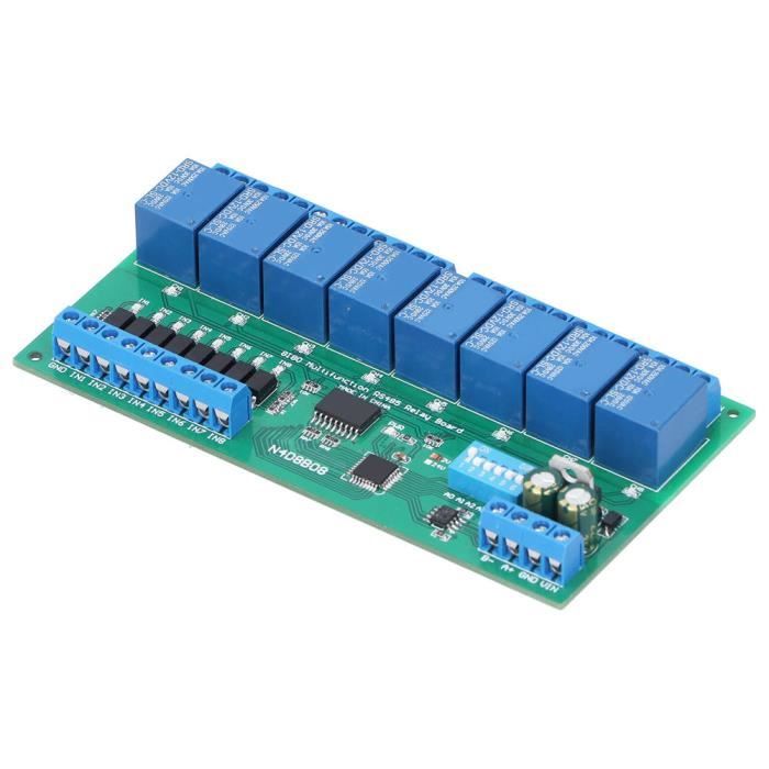 Rail350vip Module Cikonielf module de rail DIN35 Module de relais RS485 8 entrées 8 ...