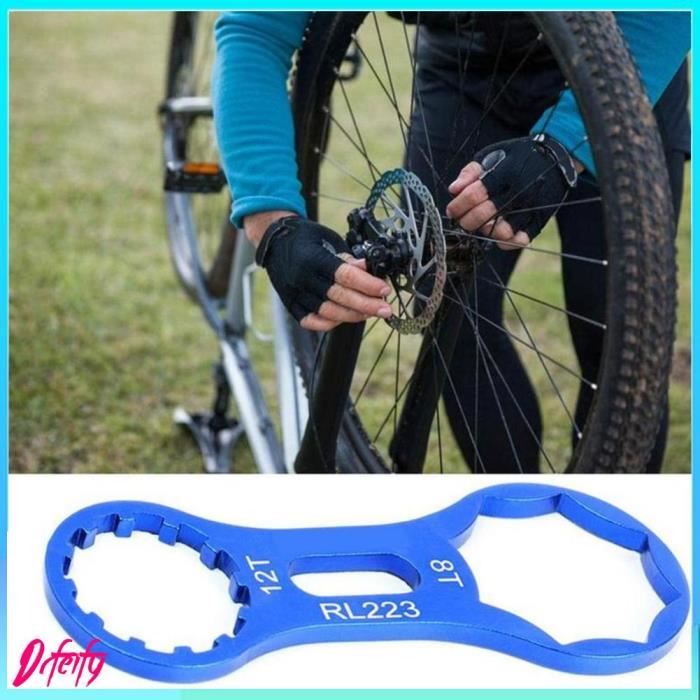 Toopre – clé de capuchon de fourche avant de Suspension de vélo, clé d'extension, outil d'installation de retrait, clé de capuchon de manivelle 8T/12T 24/26mm 27/28mm