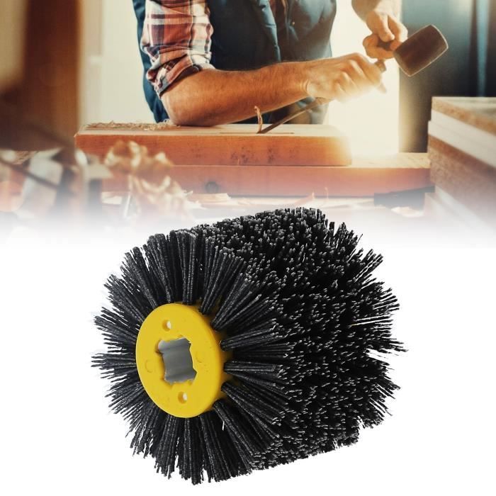 Brosse Abrasive D'Ébavurage 40mm – Brosse De Polissage Tube En Carbure De Silicium Grain 240