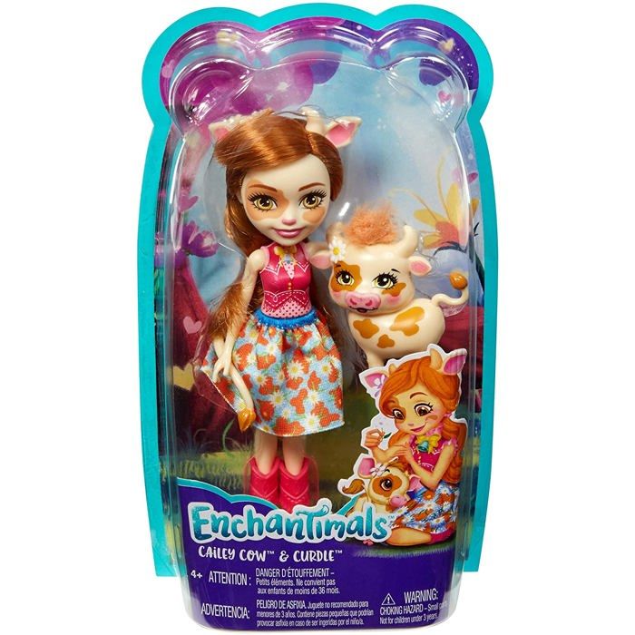 Coffret Enchantimals Poupee Cailley Cow Avec La Vache Curdle Figurine 15cm Avec Animal Jouet Fille Cdiscount Jeux Jouets