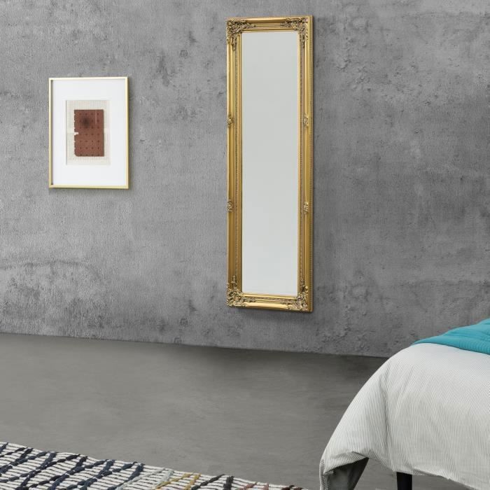 Miroir Mural Livorno 132 x 42 x 35 cm Doré