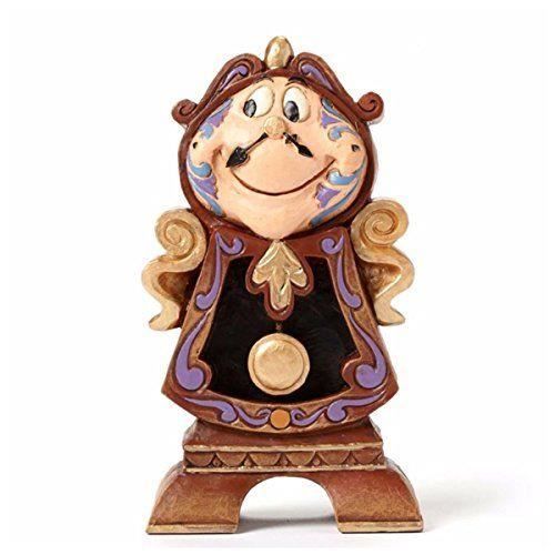 Enesco Disney Traditions Figurine Keeping Watch/Cogsworth Figurine Multicolore 11 cm - 4049621