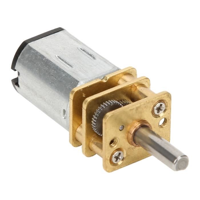 Moteur à Engrenages JGY-370 DC12V 10 Tr/min - Réducteur à Vis Sans Fin Autobloquant - 11