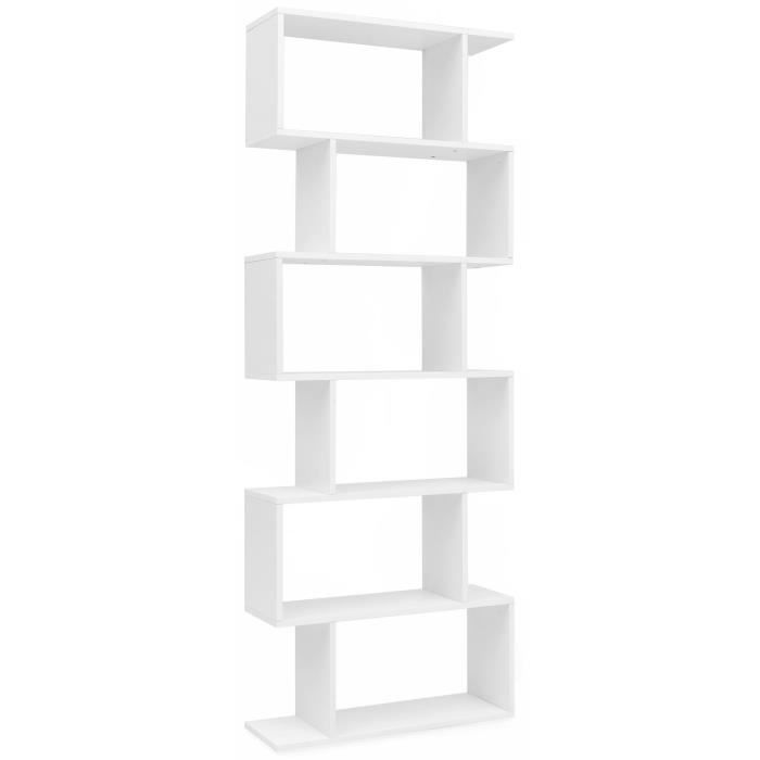 Étagère à livres Blanc 70x190 5x23 5 cm Étagères Design Étagère murale - FINEBUY Étagère à livres Blanc 70x190 5x23 5 cm Étagères Design Étagère murale - FINEBUY