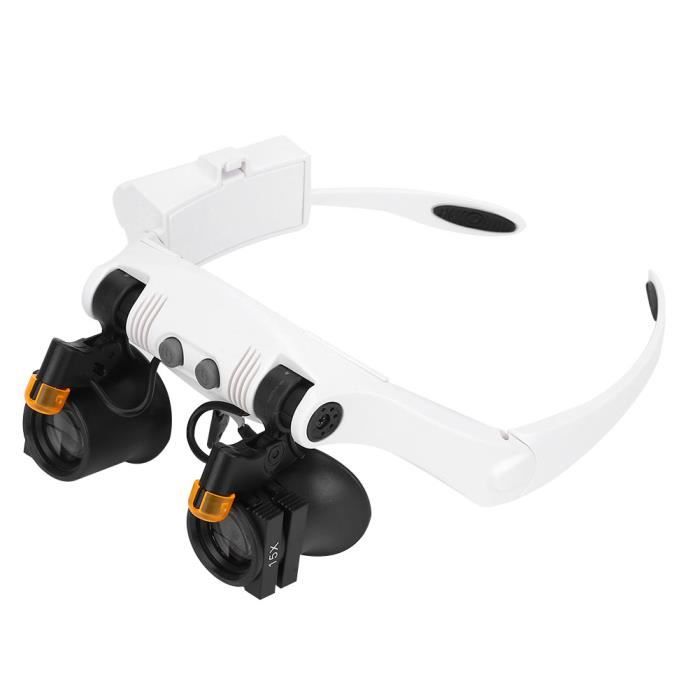 Loupes Loupe 1.5X 2.5X 3.5X 5.0X USB Rechargeable Avec LED