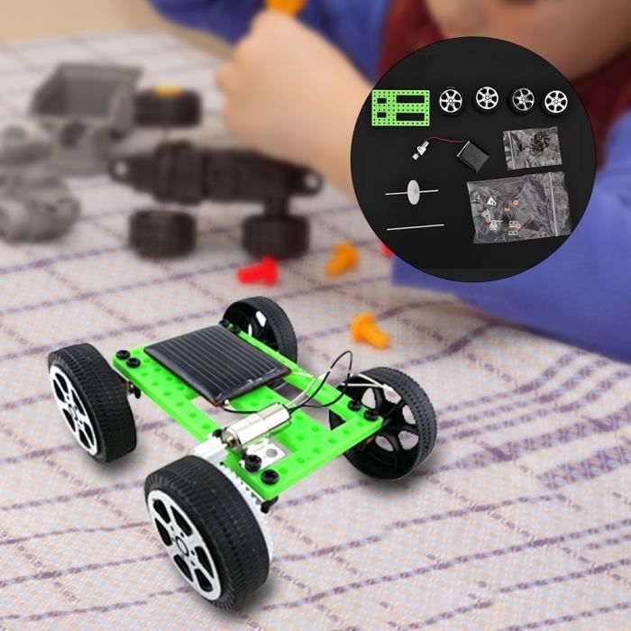 Bricolage Véhicule Véhicule Véhicule Solaire Enfants Mini Sun Power Modèle de Voiture Solaire Jouet Physique Science Jouet Éducatif