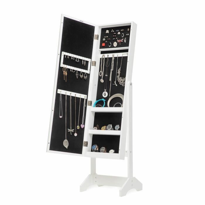 Armoire à Bijoux - InnovaGoods - Miroir sur Pied - LED - Design Moderne - Multifonction 2-en-1 Armoire à Bijoux - InnovaGoods - Miroir sur Pied - LED - Design Moderne - Multifonction 2-en-1
