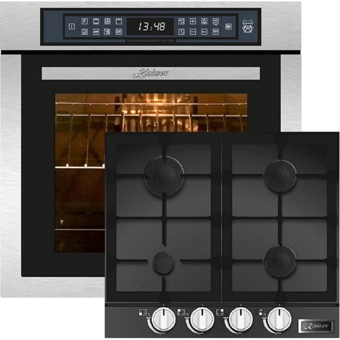 Kaiser Sign Inox Four à encastrer - Kaiser - EH 6306 R + KCG 6387 - Inox - 79L - 15 ...