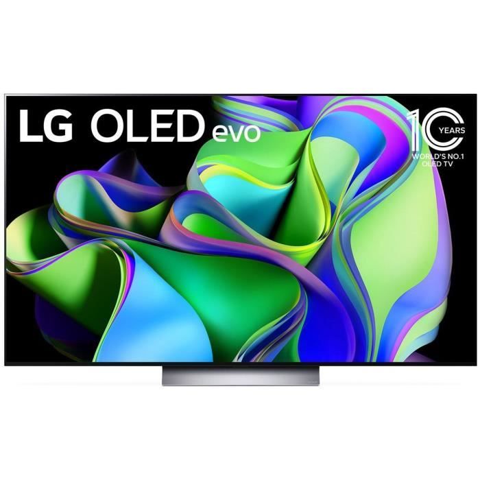 LG 77C3 - TV OLED 77 (195 cm) - 4K UHD 3840x2160 - Smart TV - Processeur ?9 Gen6 - Dolby Atmos - 4xH
