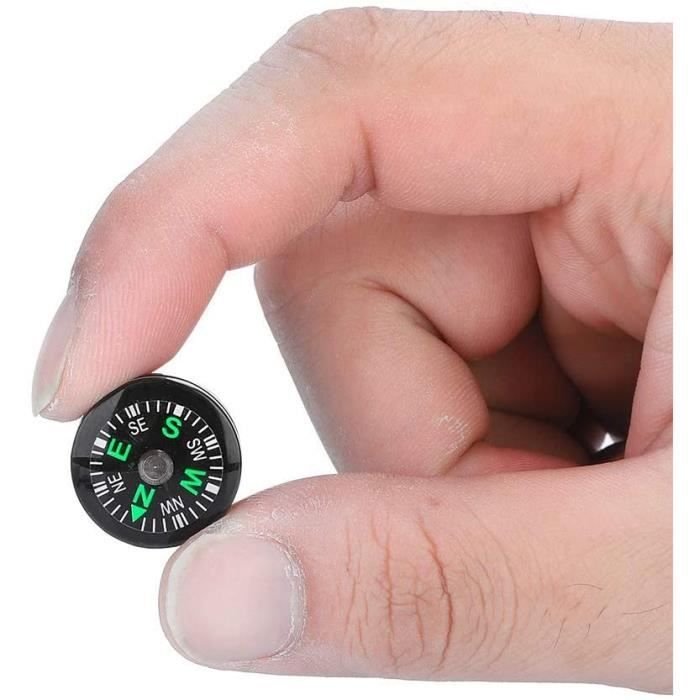 Mini Boussole De Poche Portable Avec Porte-Clés - Boussole Précise Pour Randonnée, Camping, Navigation Outdoor