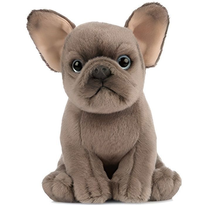 Peluche Living Nature Chiot Bouledogue Francais En Peluche 16 Cm An437 Cdiscount Jeux Jouets