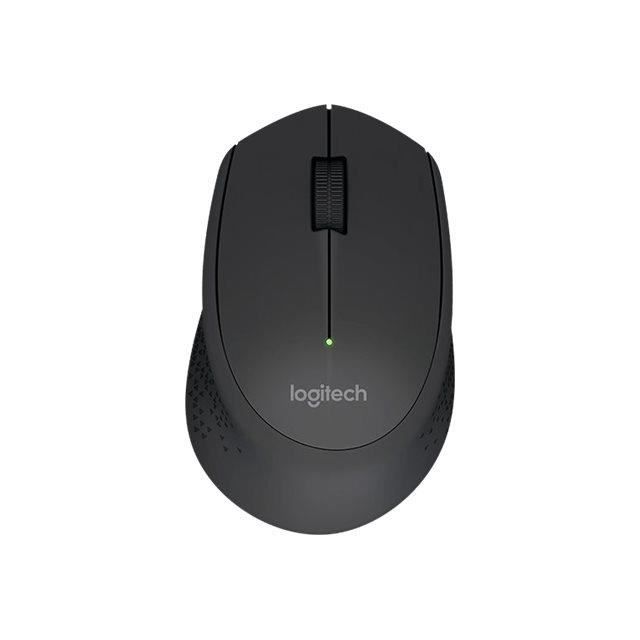 Logitech M280 Souris pour droitiers optique 3 boutons sans fil 2.4 GHz récepteur sans fil USB noir