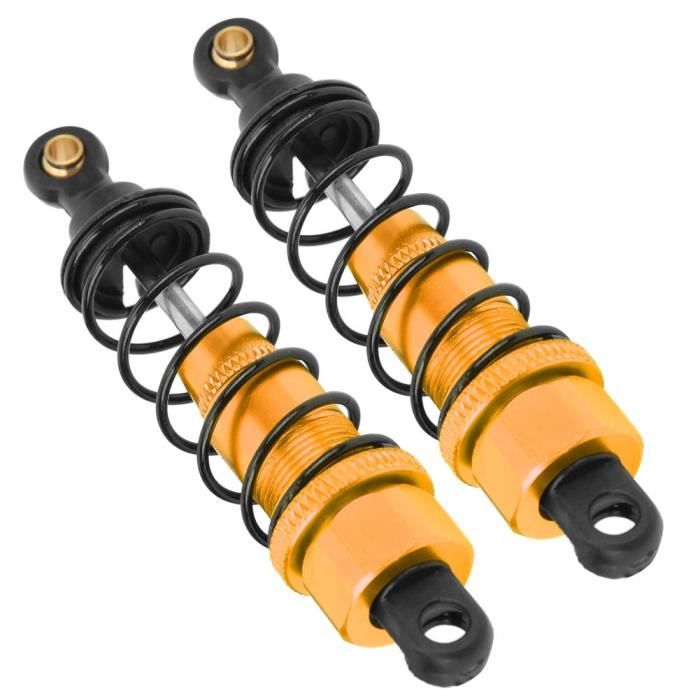 Lot De 4 Amortisseurs RC En Alliage D’aluminium Rouge, Réglables 100 Mm, Compatibles Avec Voitures 1/10 AXIAL SCX10 D90 CC01 – Pièces De Rechange Et Mise à Niveau Pour Renforcer Votre Buggy