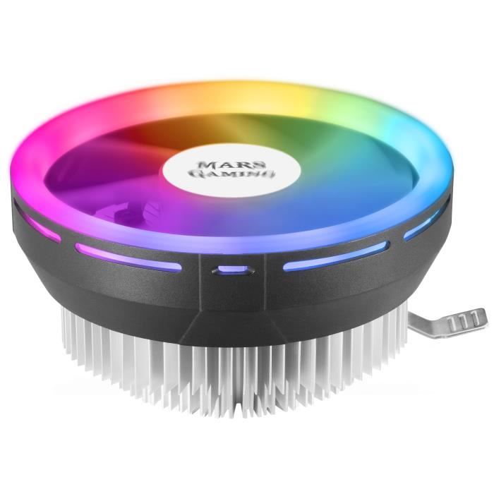Mars Gaming MCPU120 – Dissipateur CPU RGB – TDP 120W – Silent PWM