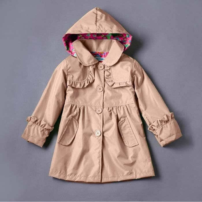 A2Z 4 Kids® Filles Garçons Pluie Manteau Argenté Vestes Enfants Léger KAG Mac Imperméable À Capuche Veste Cagoule Pluie Mac Âge 5-13 Ans