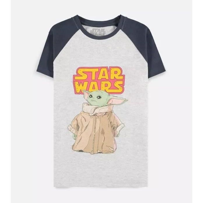 Tshirts-T Shirt - Star Wars - The Mandalorian T Shirt Enfant Fille 134/140
