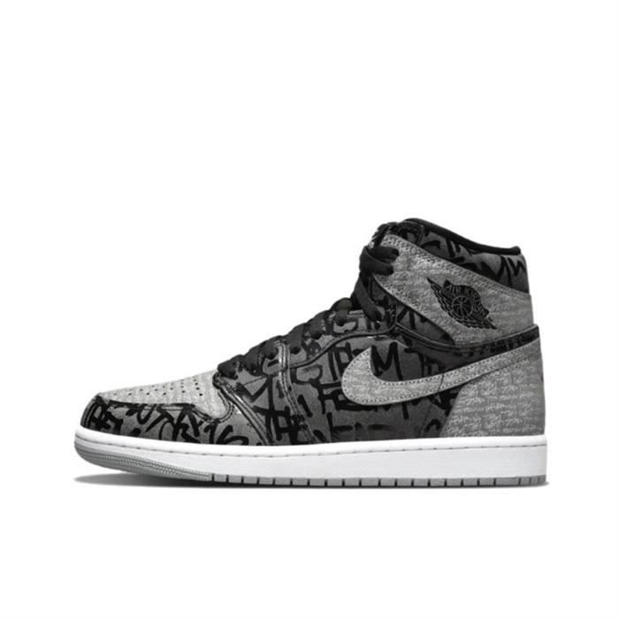 Jordan 1 noir clearance et gris