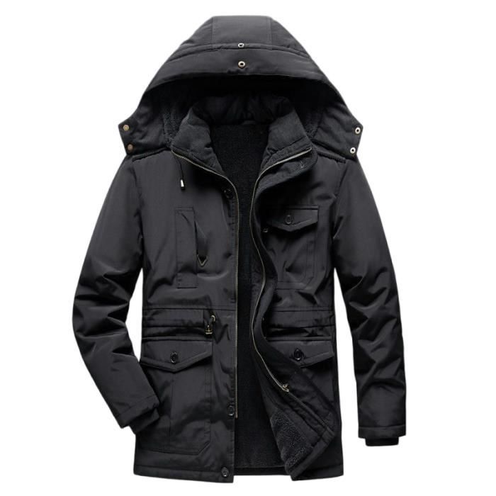 Manteau hiver capuche homme hotsell