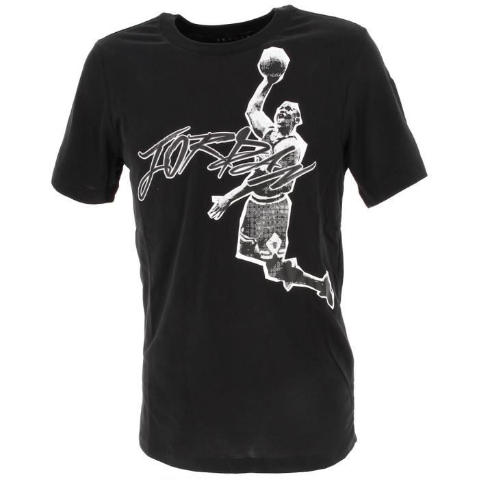 Tee shirt homme Nike JORDAN AIR DRI FIT Noir Manches courtes