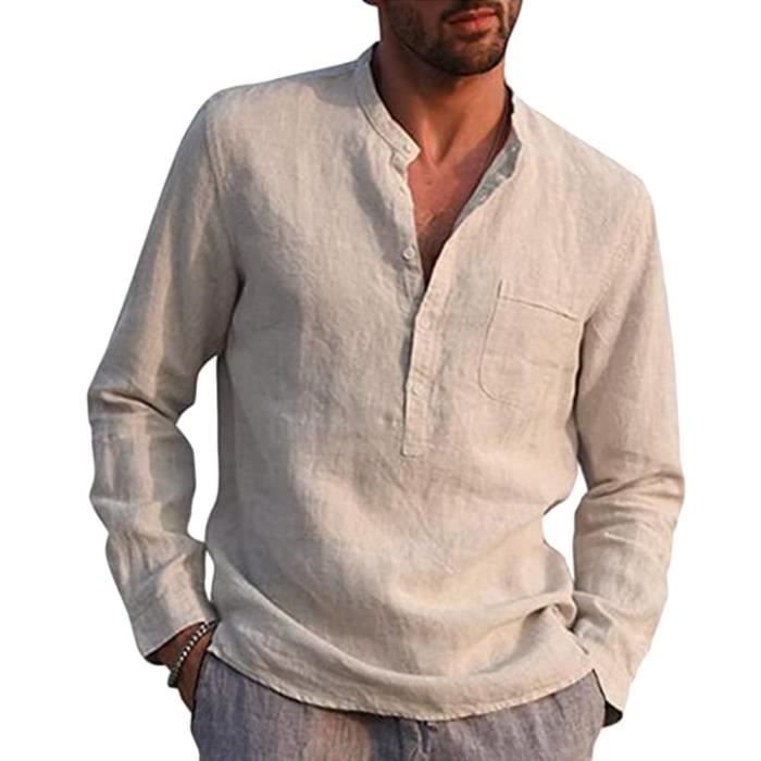 JACK AND JONES Chemises à Manches Longues Oxford Homme Bleu Marine